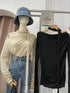 Women Off-Shoulder Long Sleeves Tops With Ribbons